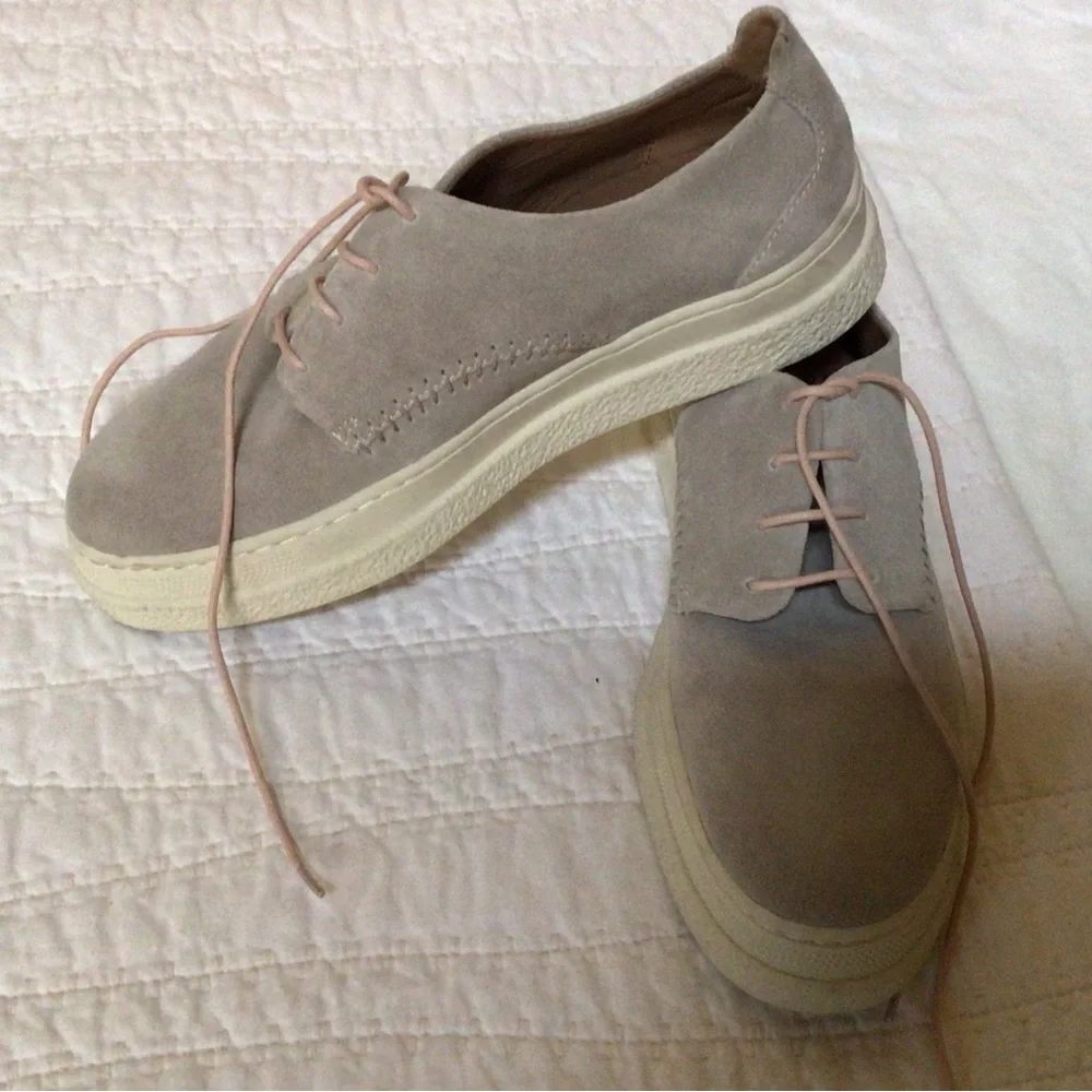 H BY HUDSON Suede Alfreton Preppy Boat Sneaker 40